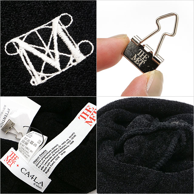 コラボニットキャップ メトロポリタン美術館 [MET00038] メンズ・レディース 帽子 ニット帽 ビーニー フリーサイズ BLACK 正規取扱店