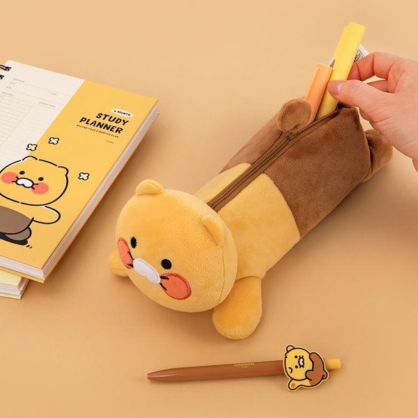 Qoo10] カカオフレンズ チュンシギ人形ペンケース