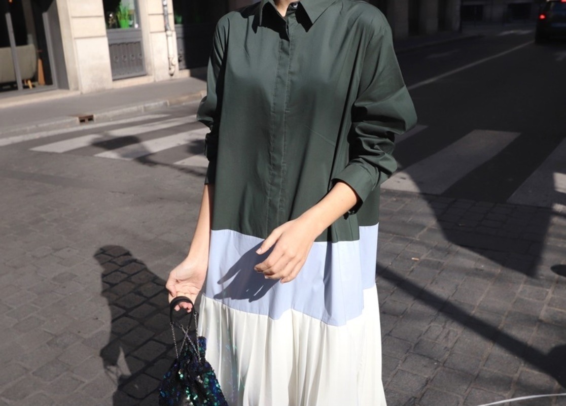 1621.プリーツロングシャツワンピース(ホワイト)2019 春夏 sale 春夏 sale 通学 通勤 カジュアル カフェ レストラン ショッピング 1621.プリーツロングシャツワンピース(ホワイト)2019 春夏 sale 春夏 sale 通学 通勤 カジュアル カフェ レストラン ショッピング