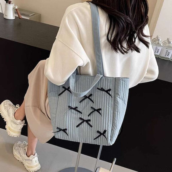 Qoo10] バッグ レディース 全4色 リボンヌビバ