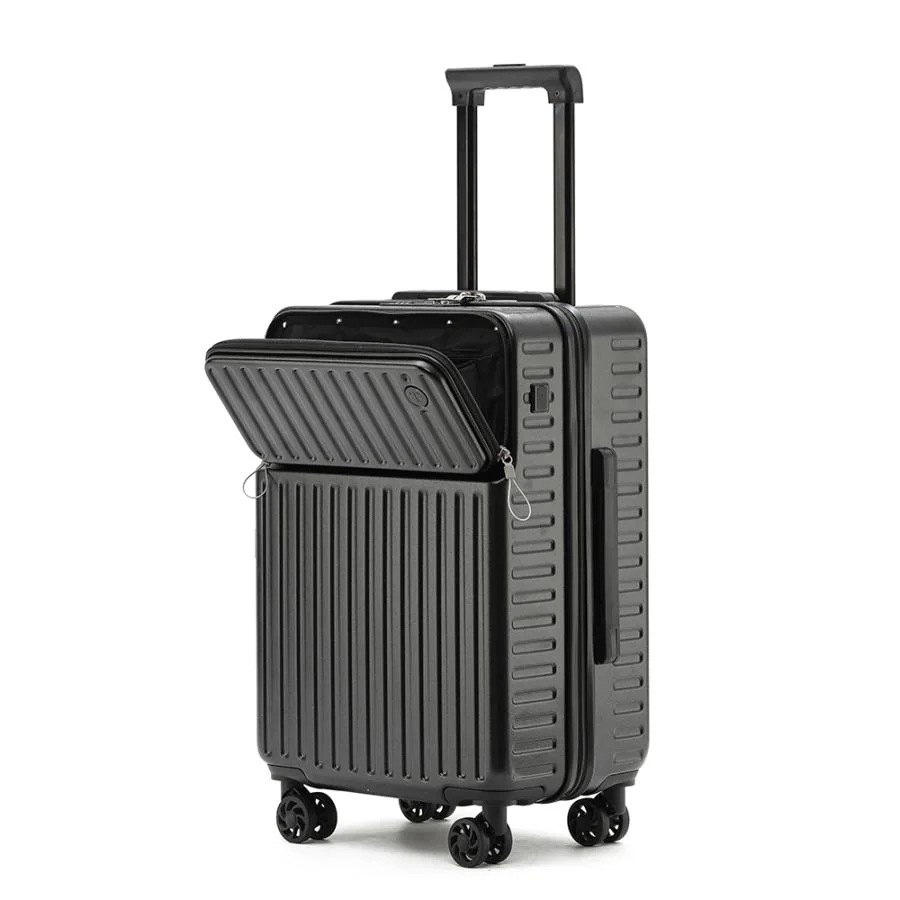 スーツケース フロントオープン ドリンクホルダー付 USBポート付き 機内持ち込み S M L キャリーケース キャリーバッグ 静音 小型 軽量 旅行 出張 ビジネス スーツケース フロントオープン ドリンクホルダー付 USBポート付き 機内持ち込み S M L キャリーケース キャリーバッグ 静音 小型 軽量 旅行 出張 ビジネス