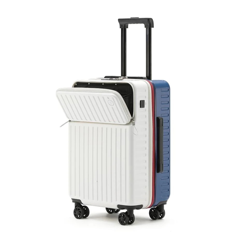 スーツケース フロントオープン ドリンクホルダー付 USBポート付き 機内持ち込み S M L キャリーケース キャリーバッグ 静音 小型 軽量 旅行 出張 ビジネス スーツケース フロントオープン ドリンクホルダー付 USBポート付き 機内持ち込み S M L キャリーケース キャリーバッグ 静音 小型 軽量 旅行 出張 ビジネス