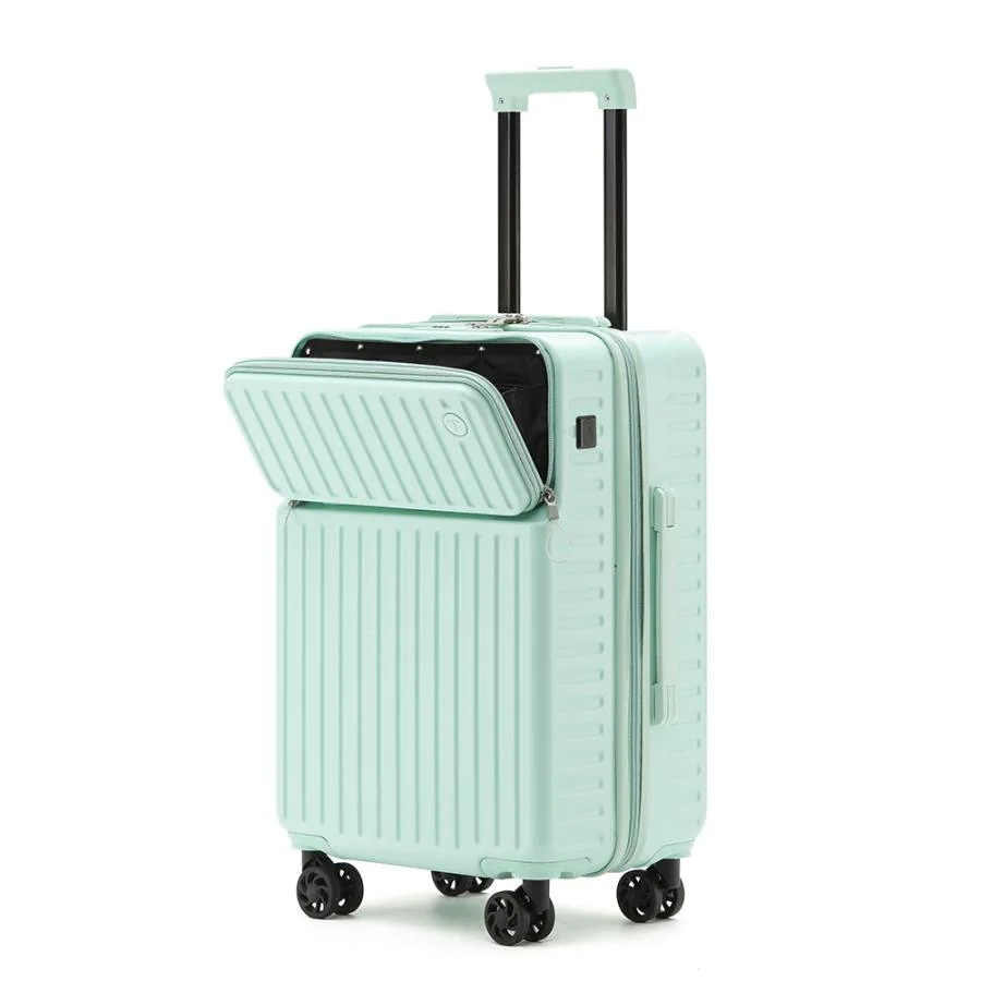 スーツケース フロントオープン ドリンクホルダー付 USBポート付き 機内持ち込み S M L キャリーケース キャリーバッグ 静音 小型 軽量 旅行 出張 ビジネス スーツケース フロントオープン ドリンクホルダー付 USBポート付き 機内持ち込み S M L キャリーケース キャリーバッグ 静音 小型 軽量 旅行 出張 ビジネス