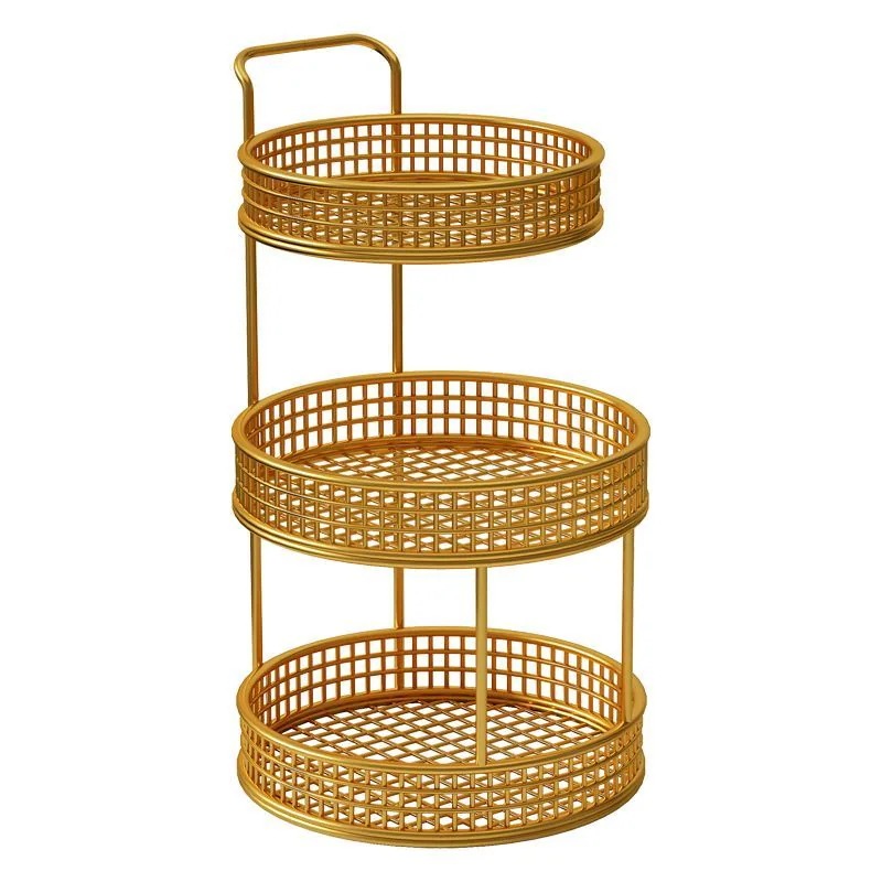 ゴールド ブラック ホワイト 3色 オプション 鉄芸 お風呂 収納 ボックス レディース スキンケア用品 デスクトップ 整理し 収納ラック