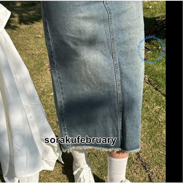 デニムスカート デニムロングスカート スカート 大きいサイズ タイトスカート マキシスカート マーメードスカート スリット入り 切りっぱなし裾 デニムスカート デニムロングスカート スカート 大きいサイズ タイトスカート マキシスカート マーメードスカート スリット入り 切りっぱなし裾