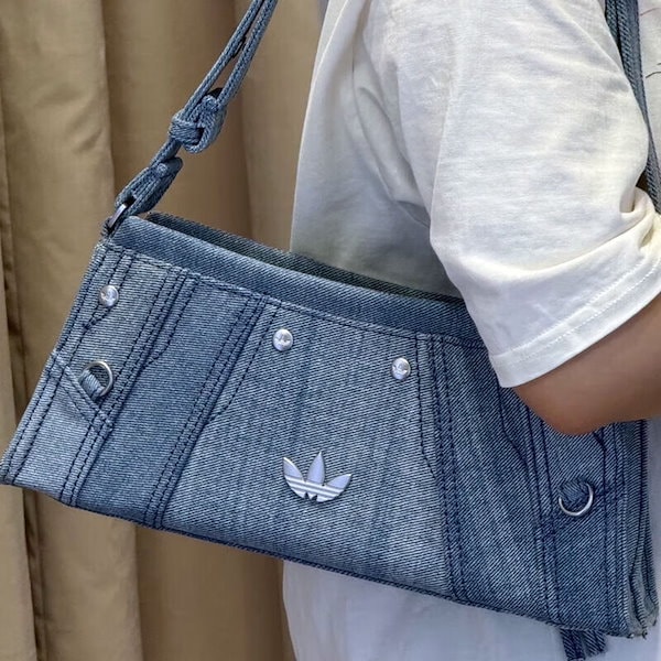 Qoo10] adidas DENIM SHOULDER BAG J