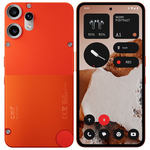 NOTHING CMF Phone1 8GB 128GB オレンジ　SIMフリー 中古】NOTHING 【SIMフリー】 CMF Phone 1 8GB 128GB オレンジ【戸塚
