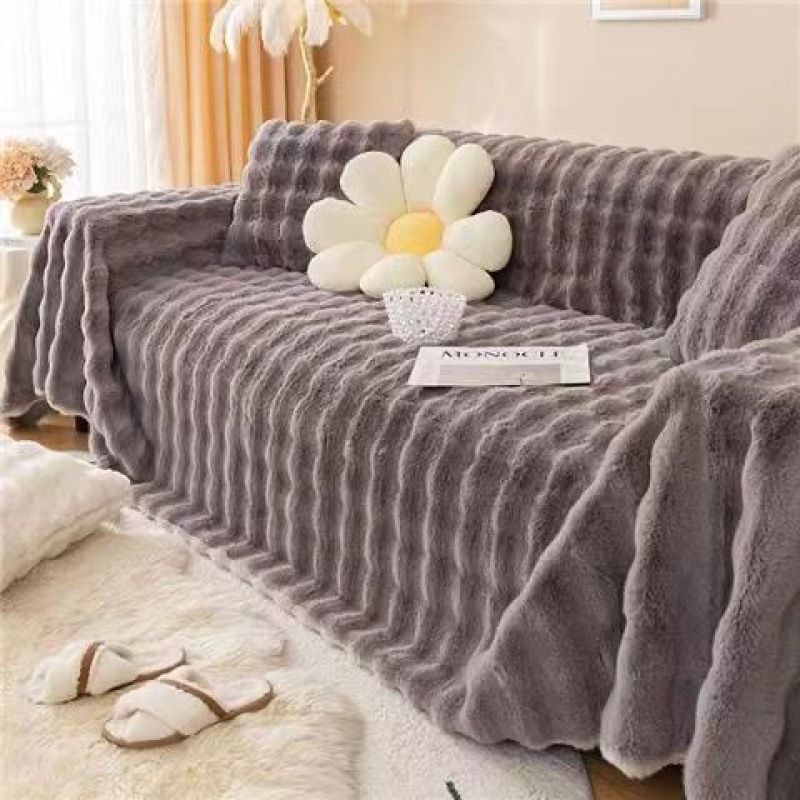 11 インターネットセレブリティインミミテーションウサギのぬいぐるみソファカバークロスタオルアンチキャットスクラッチ毛皮のソファカバー冬の温かいソファブランケット 11 インターネットセレブリティインミミテーションウサギのぬいぐるみソファカバークロスタオルアンチキャットスクラッチ毛皮のソファカバー冬の温かいソファブランケット