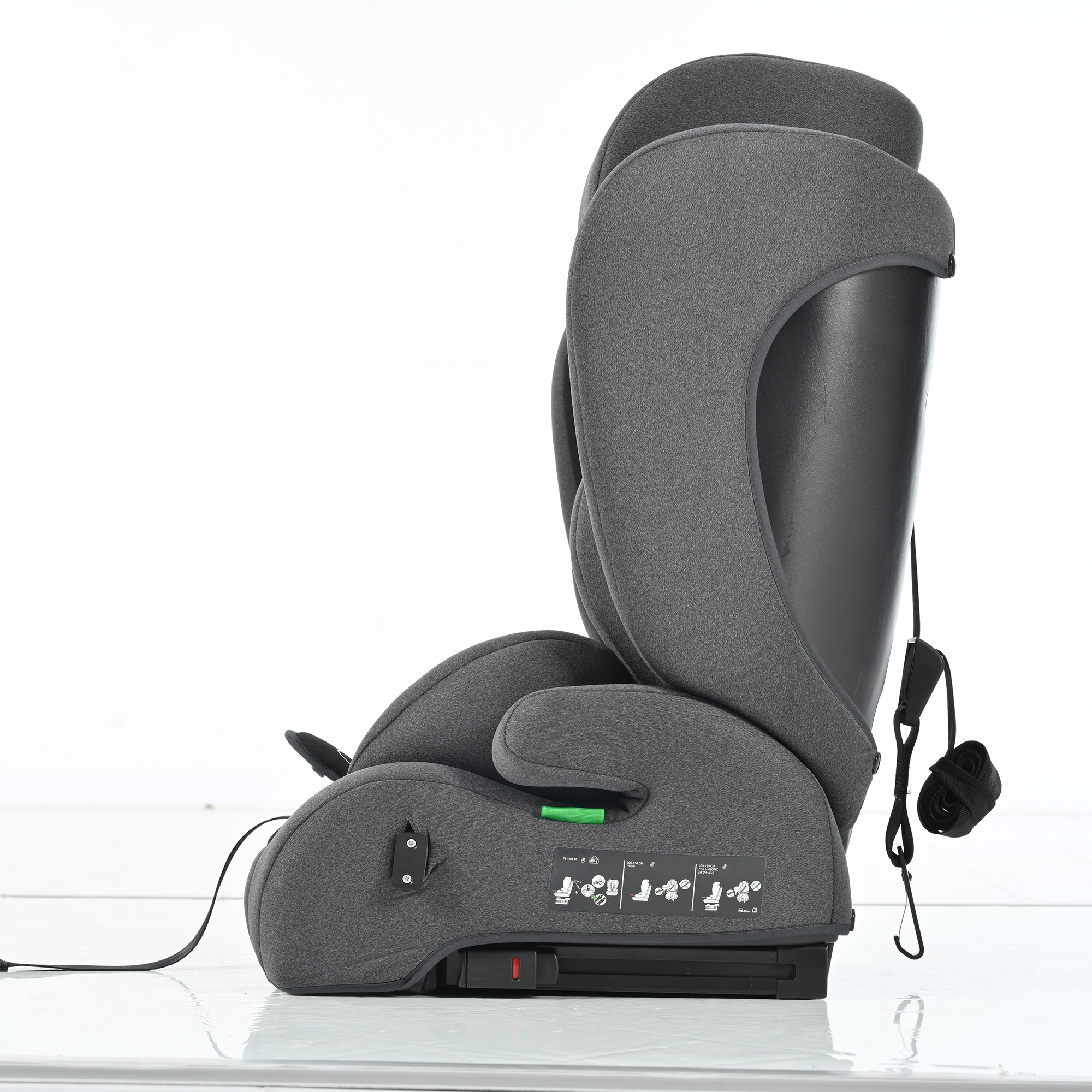 [国内発送]1823【トップテザー】新安全基準R129適合 チャイルドシート ISOFIX 生後9ヶ月-10歳頃 76～150cm ジュニアシート 長く使える 洗える 取付簡単 キッズシート ベビーシ