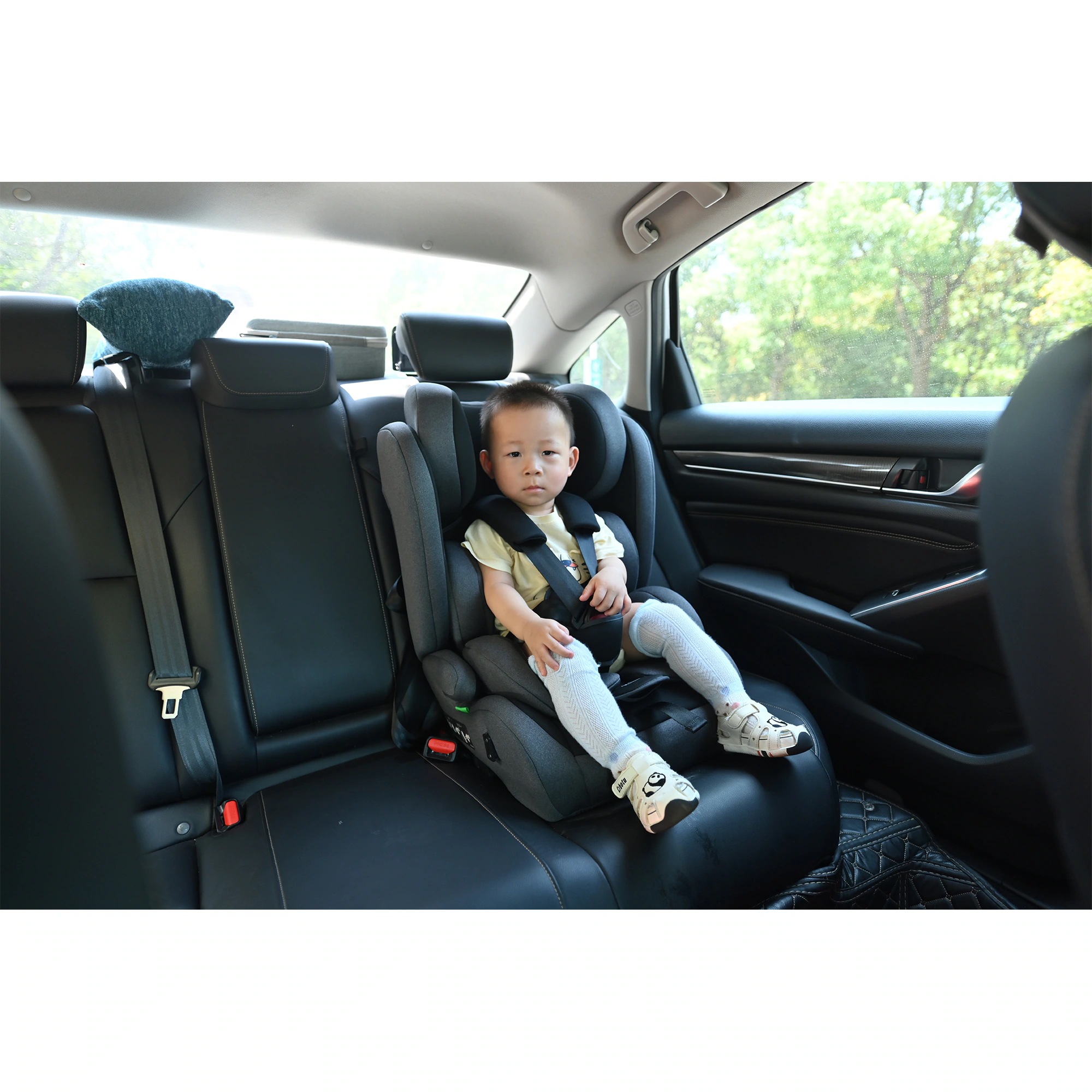 [国内発送]1823【トップテザー】新安全基準R129適合 チャイルドシート ISOFIX 生後9ヶ月-10歳頃 76～150cm ジュニアシート 長く使える 洗える 取付簡単 キッズシート ベビーシ