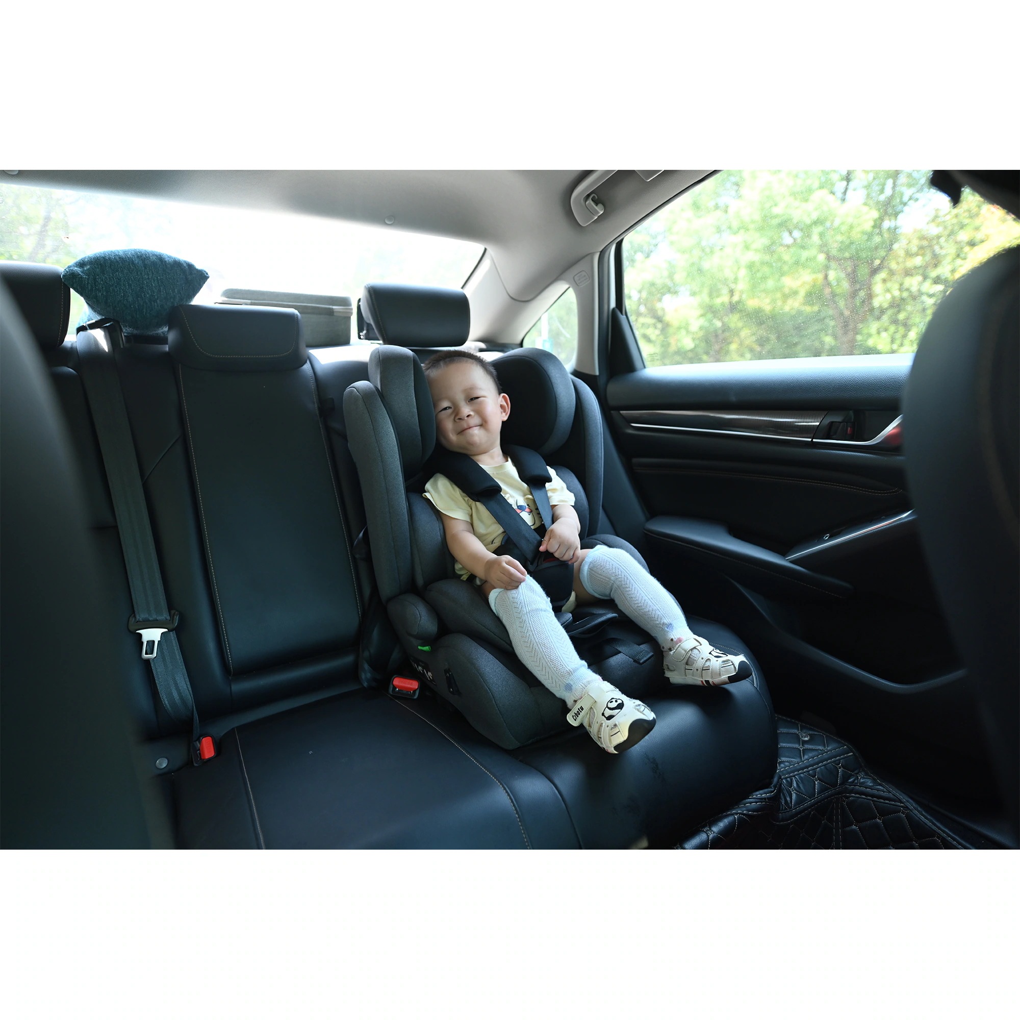 [国内発送]1823【トップテザー】新安全基準R129適合 チャイルドシート ISOFIX 生後9ヶ月-10歳頃 76～150cm ジュニアシート 長く使える 洗える 取付簡単 キッズシート ベビーシ