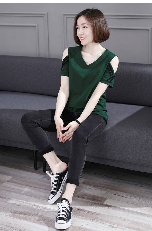 オープンショルダー トップス レディース Tシャツ 4色 プルオーバー 襟コンシャ ライン クロス レイヤード風 半袖 Vネック 単色 ホワイト 白 ブラック 黒 カジュアル 可愛い お洒落 こなれ感 オープンショルダー トップス レディース Tシャツ 4色 プルオーバー 襟コンシャ ライン クロス レイヤード風 半袖 Vネック 単色 ホワイト 白 ブラック 黒 カジュアル 可愛い お洒落 こなれ感