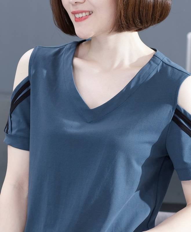 オープンショルダー トップス レディース Tシャツ 4色 プルオーバー 襟コンシャ ライン クロス レイヤード風 半袖 Vネック 単色 ホワイト 白 ブラック 黒 カジュアル 可愛い お洒落 こなれ感 オープンショルダー トップス レディース Tシャツ 4色 プルオーバー 襟コンシャ ライン クロス レイヤード風 半袖 Vネック 単色 ホワイト 白 ブラック 黒 カジュアル 可愛い お洒落 こなれ感