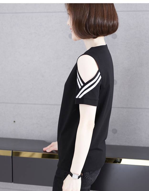 オープンショルダー トップス レディース Tシャツ 4色 プルオーバー 襟コンシャ ライン クロス レイヤード風 半袖 Vネック 単色 ホワイト 白 ブラック 黒 カジュアル 可愛い お洒落 こなれ感 オープンショルダー トップス レディース Tシャツ 4色 プルオーバー 襟コンシャ ライン クロス レイヤード風 半袖 Vネック 単色 ホワイト 白 ブラック 黒 カジュアル 可愛い お洒落 こなれ感