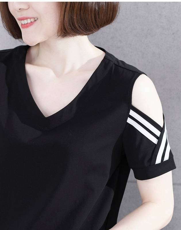 オープンショルダー トップス レディース Tシャツ 4色 プルオーバー 襟コンシャ ライン クロス レイヤード風 半袖 Vネック 単色 ホワイト 白 ブラック 黒 カジュアル 可愛い お洒落 こなれ感 オープンショルダー トップス レディース Tシャツ 4色 プルオーバー 襟コンシャ ライン クロス レイヤード風 半袖 Vネック 単色 ホワイト 白 ブラック 黒 カジュアル 可愛い お洒落 こなれ感