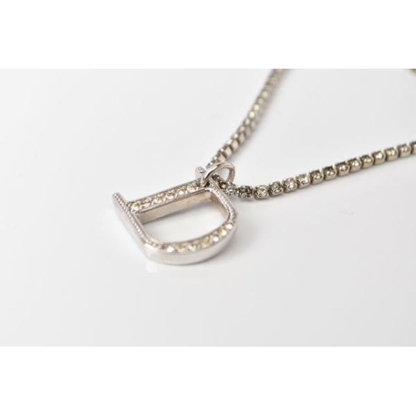 ネックレス ヴィンテージ Christian Dior ダブルチェーン ロゴ