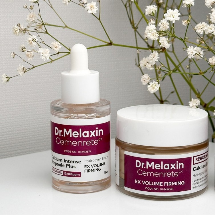 [REBONIC] シーメンリート カルシウム ボリューム アイケア クリーム 50ml+アンプル 30ml 目の下のしわ 肌 リフティング コラーゲン エラスチン 韓国コスメ SET