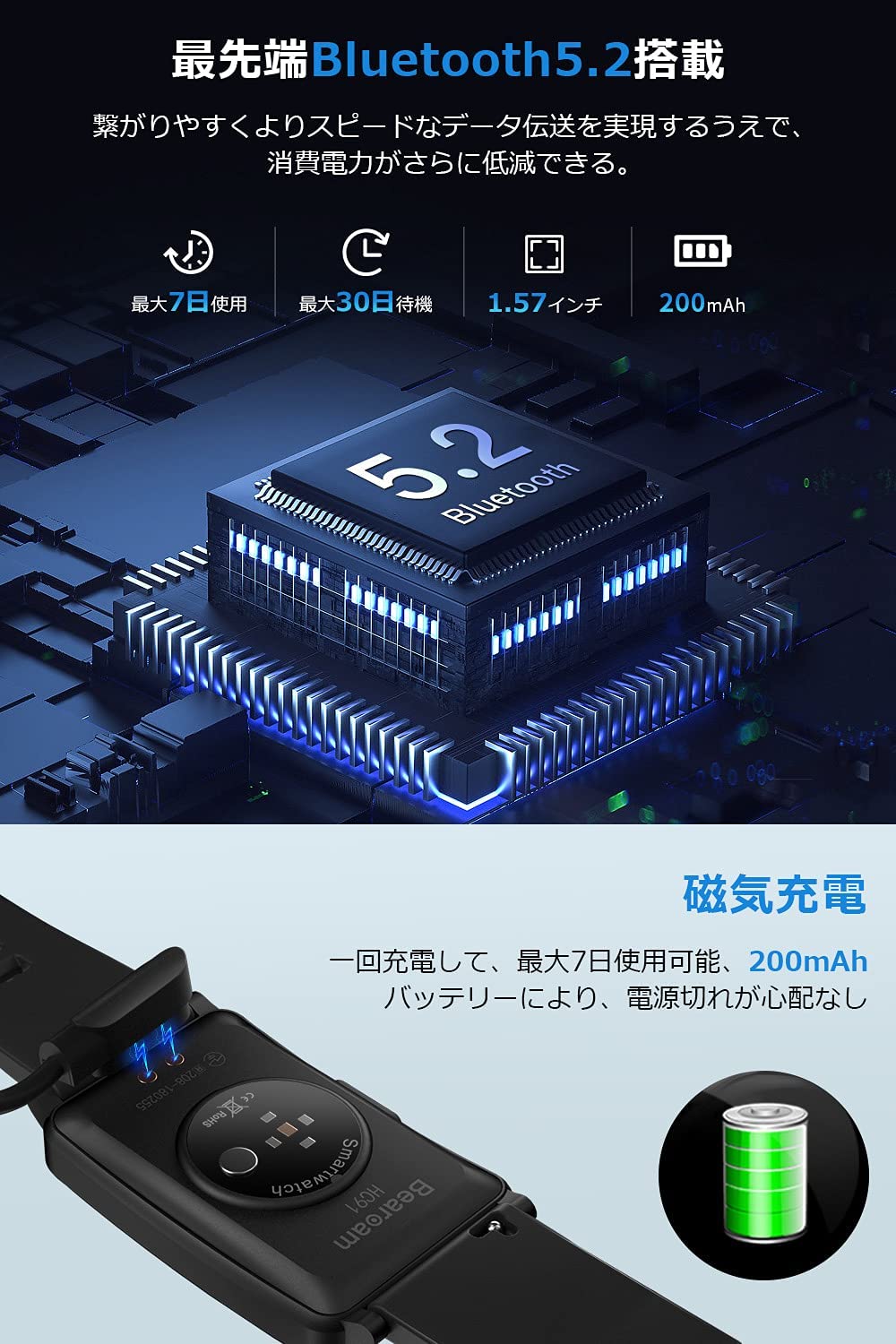 【本日限定価格】 Bluetooth5.2 ブラック ギフト 誕生日 母の日 父の日 敬老の日 文字