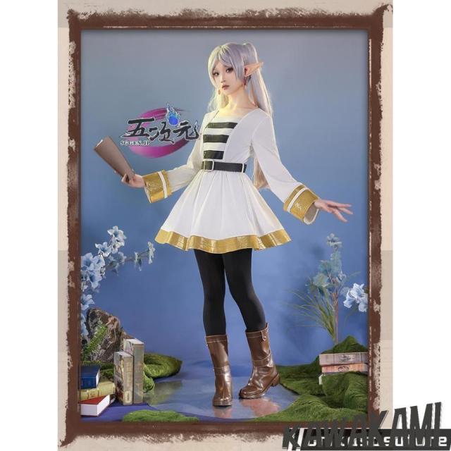 三分妄想　葬送のフリーレン　コスプレ　フリーレン　衣装　ウィッグ　靴　武器　追加可_2