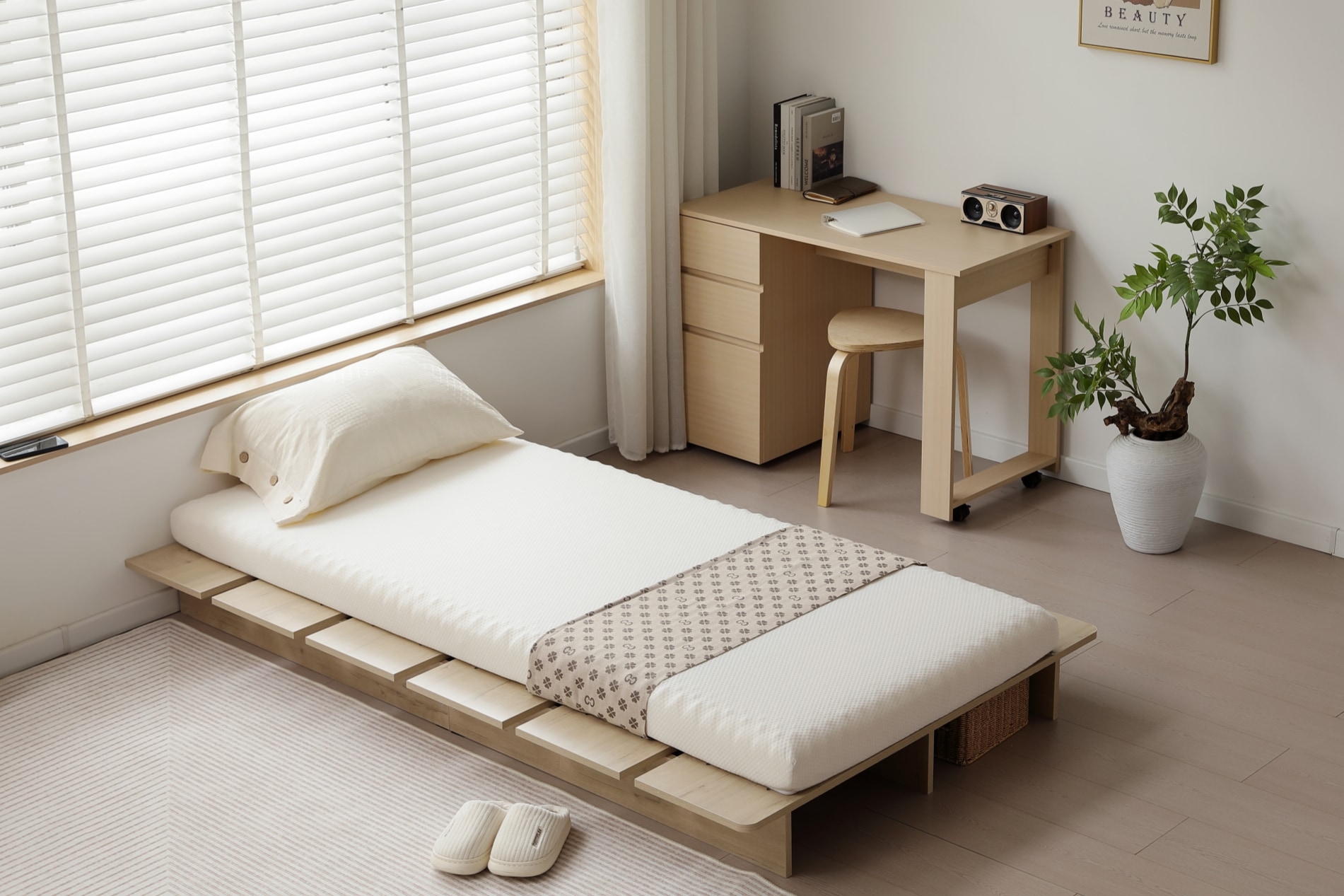 幅100cm】ベッド ローベッド ステージベッド ベッドフレーム すのこ