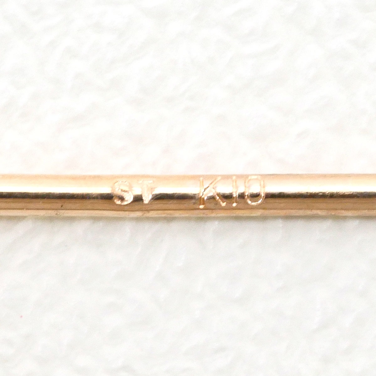 サマンサティアラ K10 10金 PG ピンクゴールド ピアス ジルコニア 総重量約0.4g ジュエリー 中古_2
