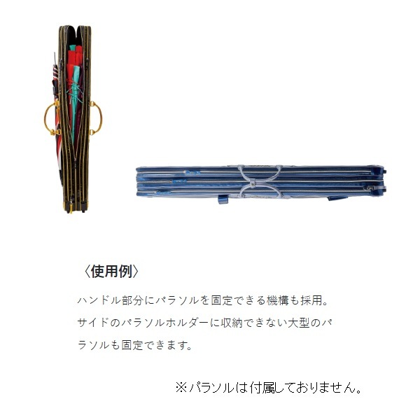 がまかつ ヘラ用ロッドケース GC292 へらロッドケース5 ネイビー 3層_3
