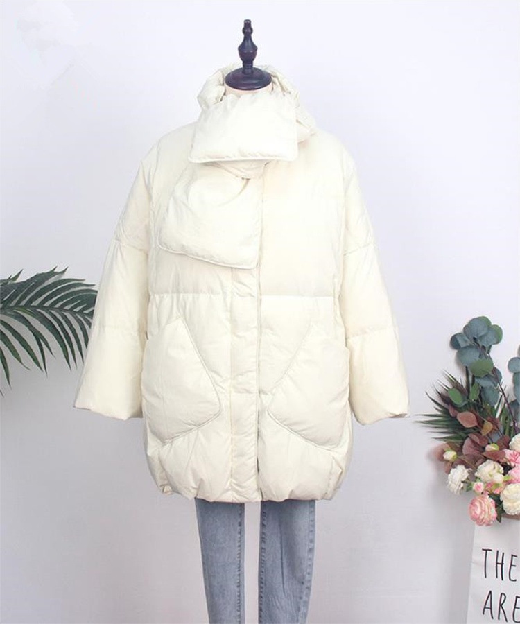 INSスタイル 防寒ジャケットト ゆったりする 文芸 暖かい 厚手 シンプル マフラー ダウンジャケッ 中綿ジャケット 大きいサイズ コート INSスタイル 防寒ジャケットト ゆったりする 文芸 暖かい 厚手 シンプル マフラー ダウンジャケッ 中綿ジャケット 大きいサイズ コート