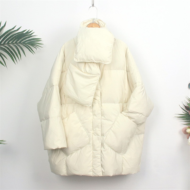 INSスタイル 防寒ジャケットト ゆったりする 文芸 暖かい 厚手 シンプル マフラー ダウンジャケッ 中綿ジャケット 大きいサイズ コート INSスタイル 防寒ジャケットト ゆったりする 文芸 暖かい 厚手 シンプル マフラー ダウンジャケッ 中綿ジャケット 大きいサイズ コート