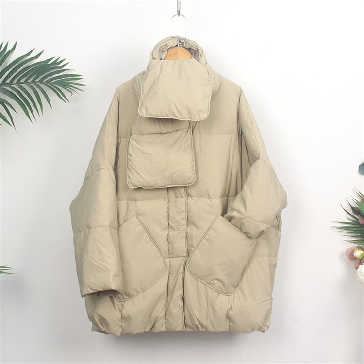 INSスタイル 防寒ジャケットト ゆったりする 文芸 暖かい 厚手 シンプル マフラー ダウンジャケッ 中綿ジャケット 大きいサイズ コート INSスタイル 防寒ジャケットト ゆったりする 文芸 暖かい 厚手 シンプル マフラー ダウンジャケッ 中綿ジャケット 大きいサイズ コート