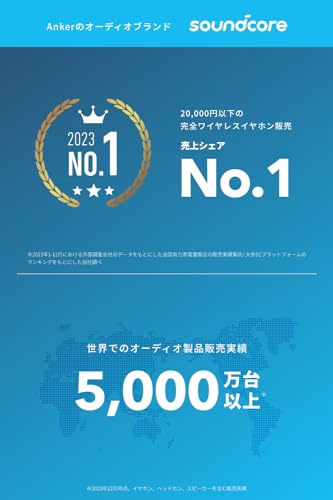 Anker Soundcore P40i (Bluetooth 5.3) 【完全ワイヤレスイヤホン/ウルトラノイズキャンセリング 2.0 / マルチポイント接続 / 最大60時間再生 / PSE技術基 Anker Soundcore P40i (Bluetooth 5.3) 【完全ワイヤレスイヤホン/ウルトラノイズキャンセリング 2.0 / マルチポイント接続 / 最大60時間再生 / PSE技術基