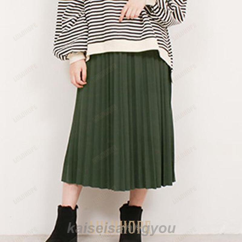 コーデ レディース ミモレ丈 ボトムス ジャージー生地 厚手 きれいめ カジュアル オフィス ビジネス かわいい おしゃれ ヒップ隠し