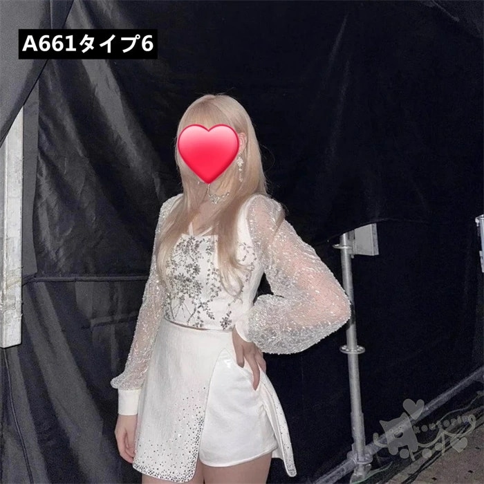 kpop 衣装 ダンス衣装 セットアップ レディース 大人 韓国 アイドル 衣装 白 へそ出し スカート タンクトップ セクシー ショートパンツ ダンス ステージ衣装 長袖 チーム K-pop衣装 ダ