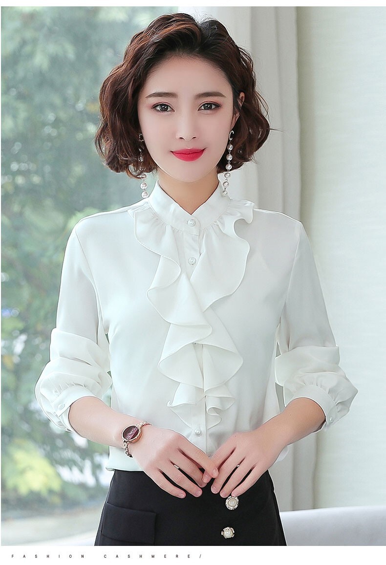 トップス シャツ ブラウス 白シャツ 袖あり 長袖 スタンドカラー 立ち襟 スリム 細身 フリル 前開き かわいい 大人可愛い きれいめ シンプル カジュアル 大人 上品 おしゃれ お洒落 トップス シャツ ブラウス 白シャツ 袖あり 長袖 スタンドカラー 立ち襟 スリム 細身 フリル 前開き かわいい 大人可愛い きれいめ シンプル カジュアル 大人 上品 おしゃれ お洒落
