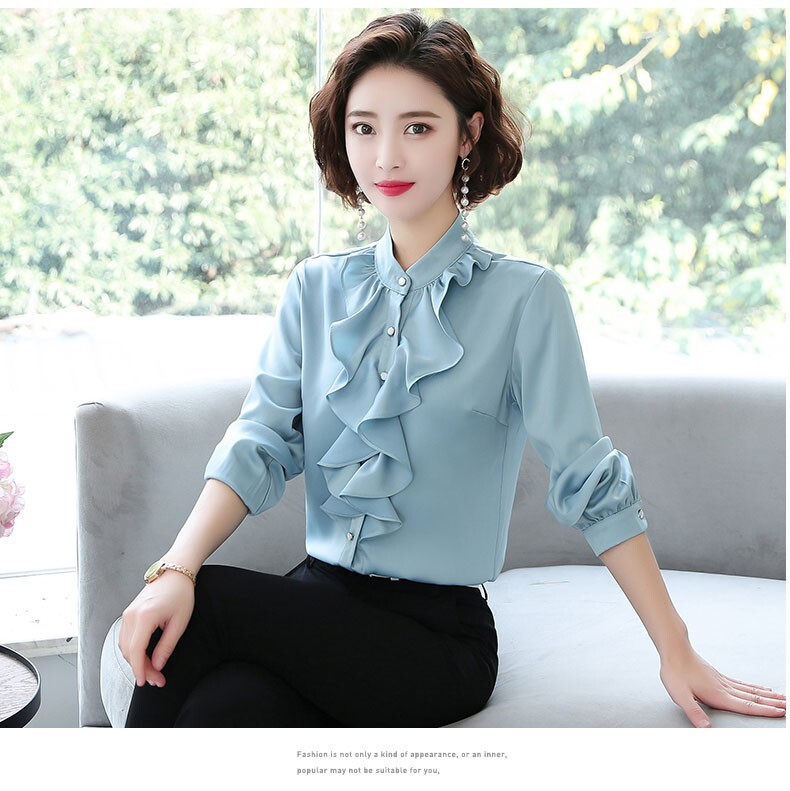 トップス シャツ ブラウス 白シャツ 袖あり 長袖 スタンドカラー 立ち襟 スリム 細身 フリル 前開き かわいい 大人可愛い きれいめ シンプル カジュアル 大人 上品 おしゃれ お洒落 トップス シャツ ブラウス 白シャツ 袖あり 長袖 スタンドカラー 立ち襟 スリム 細身 フリル 前開き かわいい 大人可愛い きれいめ シンプル カジュアル 大人 上品 おしゃれ お洒落