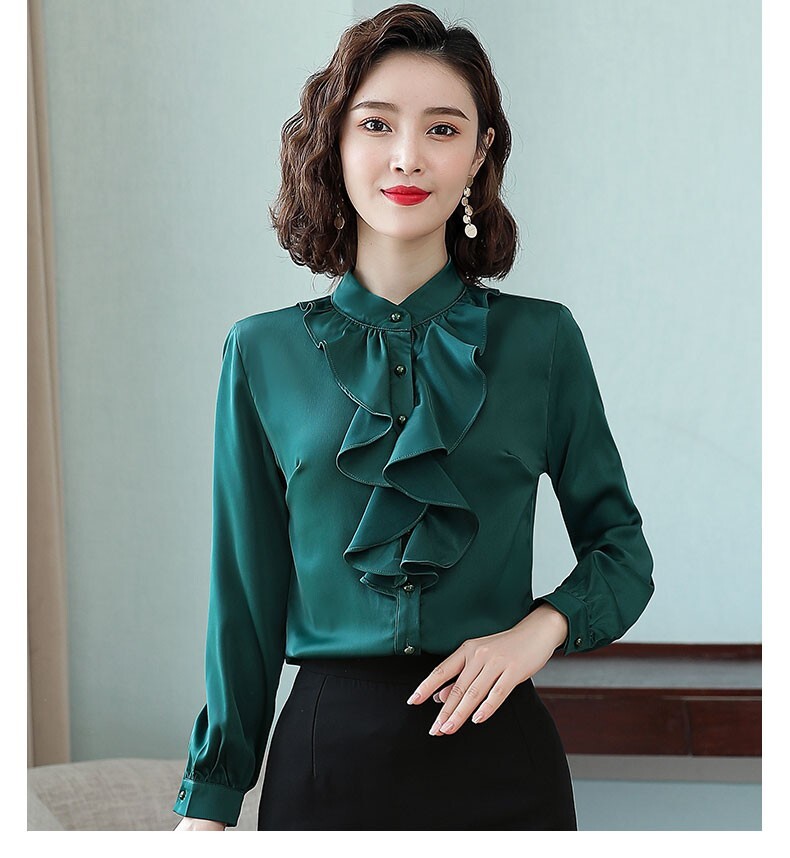 トップス シャツ ブラウス 白シャツ 袖あり 長袖 スタンドカラー 立ち襟 スリム 細身 フリル 前開き かわいい 大人可愛い きれいめ シンプル カジュアル 大人 上品 おしゃれ お洒落 トップス シャツ ブラウス 白シャツ 袖あり 長袖 スタンドカラー 立ち襟 スリム 細身 フリル 前開き かわいい 大人可愛い きれいめ シンプル カジュアル 大人 上品 おしゃれ お洒落