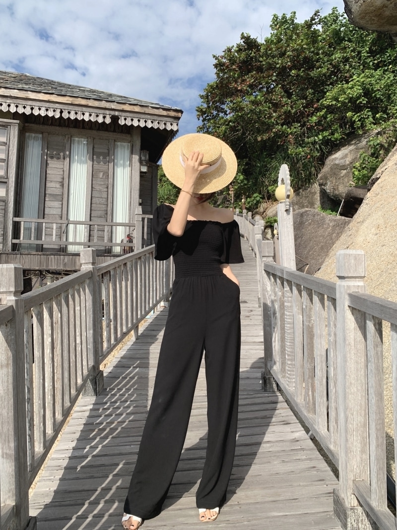 ワンショルダーチューブトップ スリムジャンプスーツ パンツ オールインワン スーツ ロング ロング丈 ワンショルダーチューブトップ スリムジャンプスーツ パンツ オールインワン スーツ ロング ロング丈