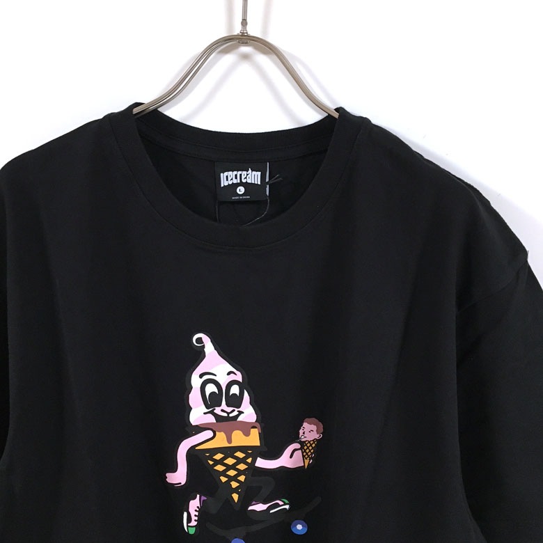 ICECREAM アイスクリーム KICK PUSH 半袖 Tシャツ メンズ