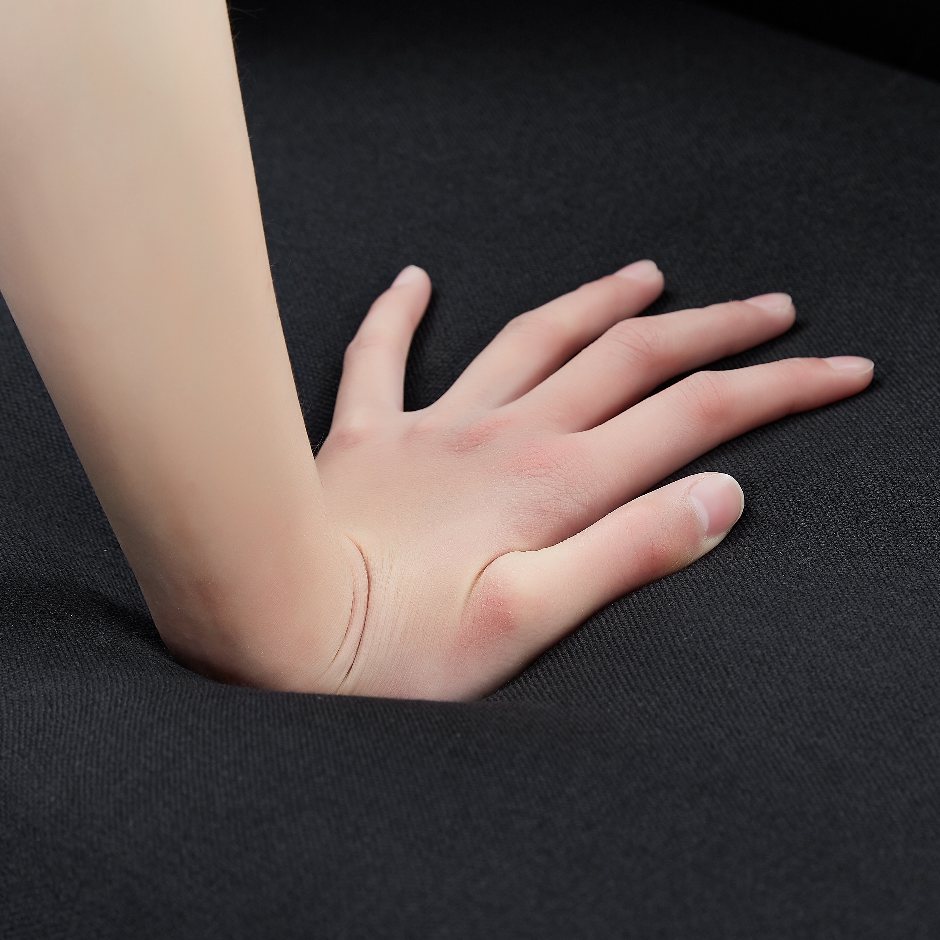 [国内即発送]ソファ　ソファーベッド　カウチソファ　3人掛け　オットマン付き　多機能ソファ　左右側とも取り付けるアームレスト　たくさん収納　レイアウト自由　クッション2個 (do not includ