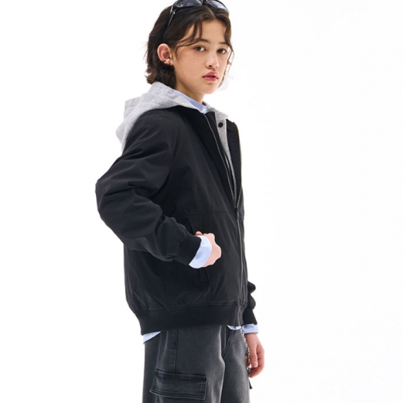 (オーシャンスカイ) ボーイズデタッチャブルライニングアビエーションジャンパー (オーシャンスカイ) ボーイズデタッチャブルライニングアビエーションジャンパー