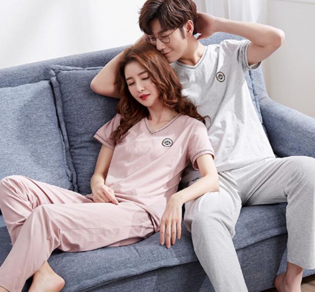 「ペア価格」4colors パジャマ 上下セット カップルペアルック 春秋夏ルームウェア 半袖 ペアルックパジャマお揃い結婚記念日 プレゼント 「ペア価格」4colors パジャマ 上下セット カップルペアルック 春秋夏ルームウェア 半袖 ペアルックパジャマお揃い結婚記念日 プレゼント