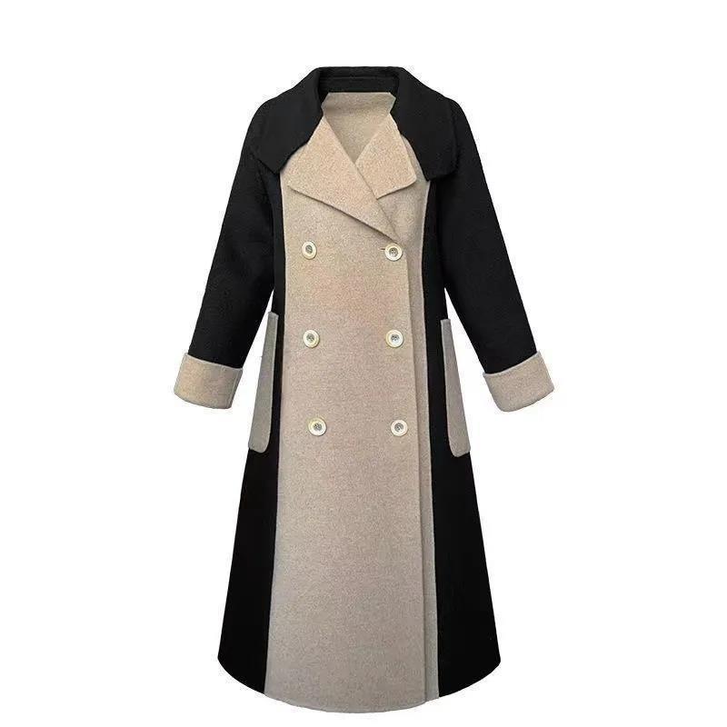 新品 大人気 チェスターコート レディース 冬服 ラシャコート ロングコート ボタンダウン トレンチコート 折襟 カジュアル アウター 秋服 秋コーデ 春秋 着痩せ 通勤_10