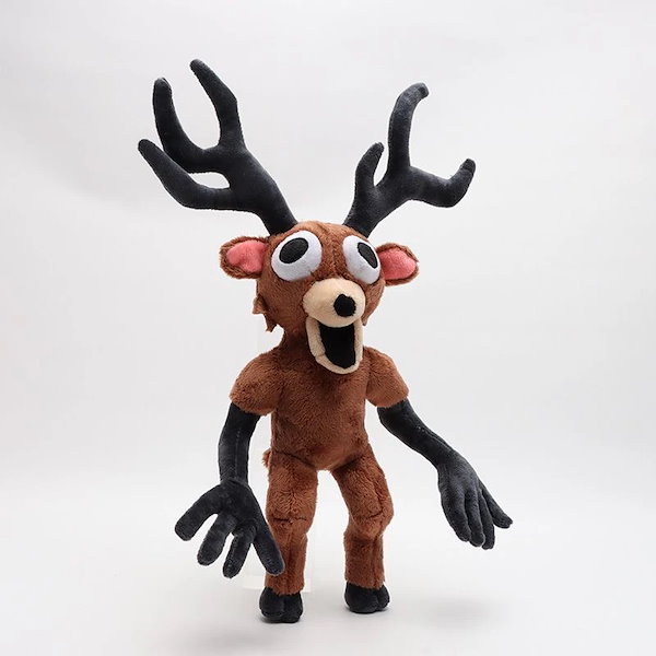 ぬいぐるみ Rou Qoo10] シカ 鹿 ぬいぐるみ 99日生き残る ロ