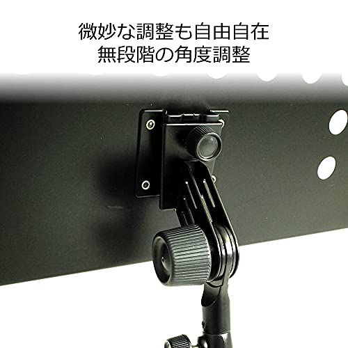 色：穴あり:M-300B サイズ：1台 KC 譜面台 M-300B/BK ブラック