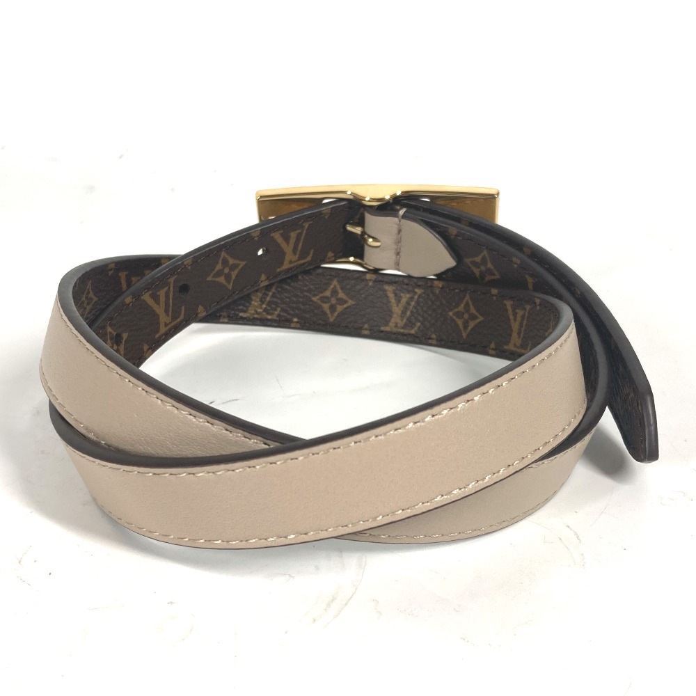 ベルト M8370Y ベルト・LV デュオ 18MM リバーシブル モノグラム アクセサリー 細ベルト モノグラムキャンバス ブラウン ベルト M8370Y ベルト・LV デュオ 18MM リバーシブル モノグラム アクセサリー 細ベルト モノグラムキャンバス ブラウン