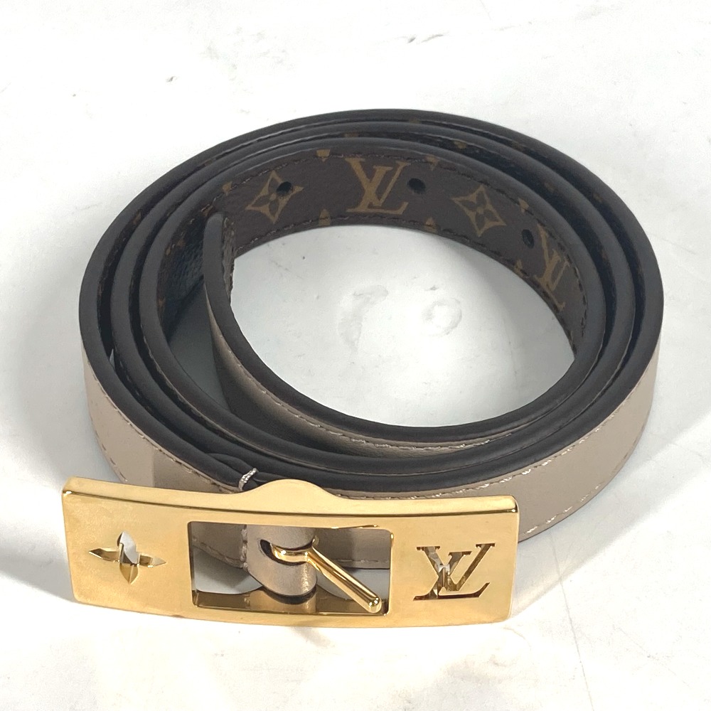 ベルト M8370Y ベルト・LV デュオ 18MM リバーシブル モノグラム アクセサリー 細ベルト モノグラムキャンバス ブラウン ベルト M8370Y ベルト・LV デュオ 18MM リバーシブル モノグラム アクセサリー 細ベルト モノグラムキャンバス ブラウン