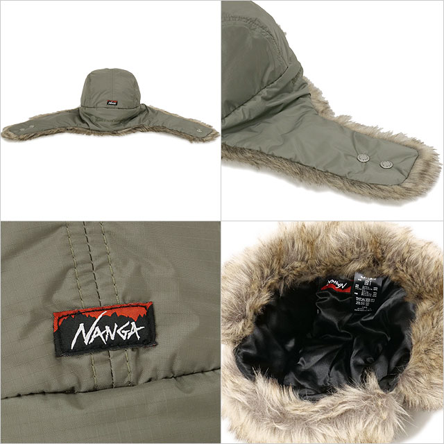 オーロラテックス ファーフライトキャップ [N2532-3A055Z] Aメンズ・レディース 帽子 パイロットキャップ 撥水 防風 アウトドア OTR1(OD.GRN) 正規取扱店