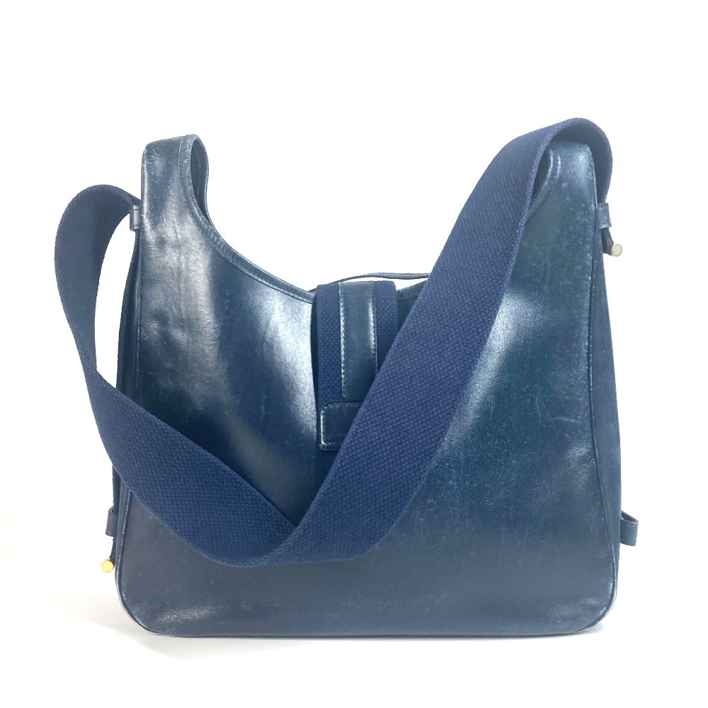 ショルダーバッグ サコ ヴィンテージ カバン 肩掛け レザー ネイビー ショルダーバッグ サコ ヴィンテージ カバン 肩掛け レザー ネイビー