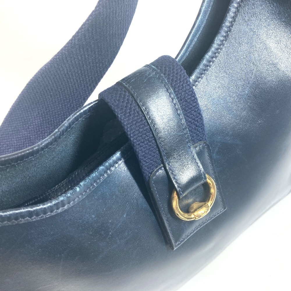 ショルダーバッグ サコ ヴィンテージ カバン 肩掛け レザー ネイビー ショルダーバッグ サコ ヴィンテージ カバン 肩掛け レザー ネイビー