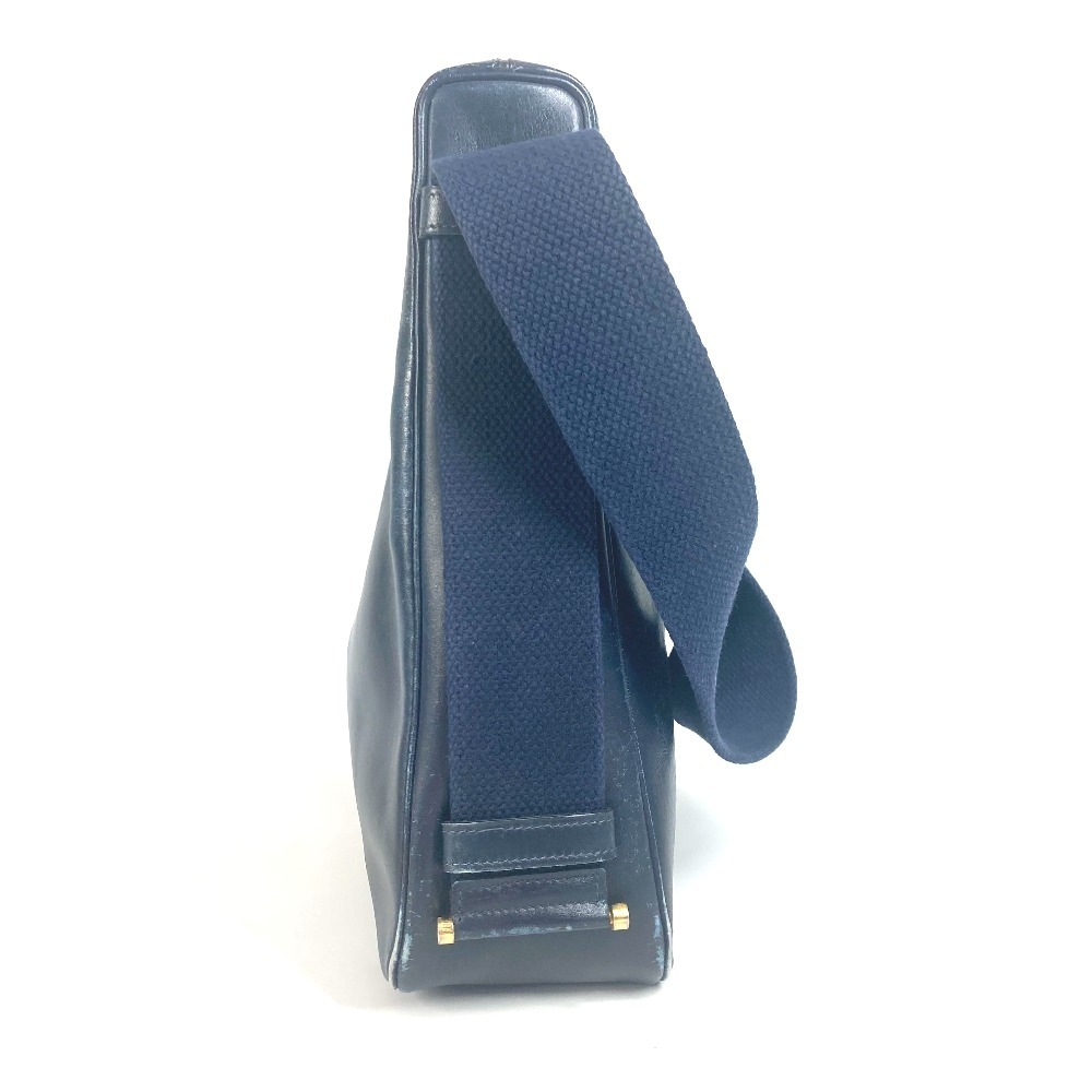 ショルダーバッグ サコ ヴィンテージ カバン 肩掛け レザー ネイビー ショルダーバッグ サコ ヴィンテージ カバン 肩掛け レザー ネイビー