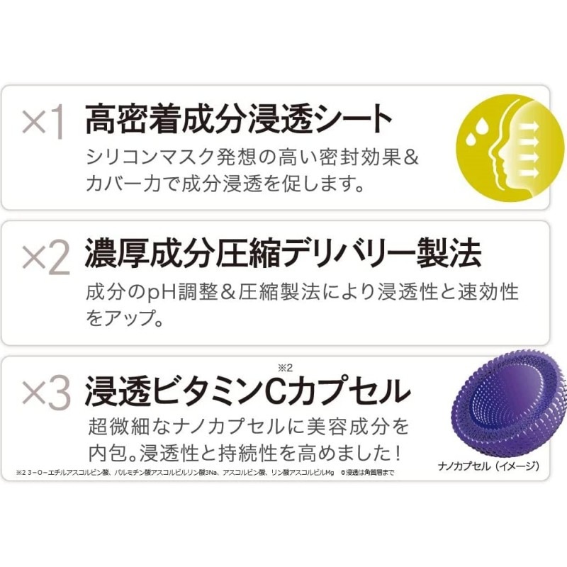 10個セット ダーマレーザー スーパーNMN 100 マスク 7枚入 高濃度ナイアシンアミド配合 保湿 潤い 美肌 透明感_4